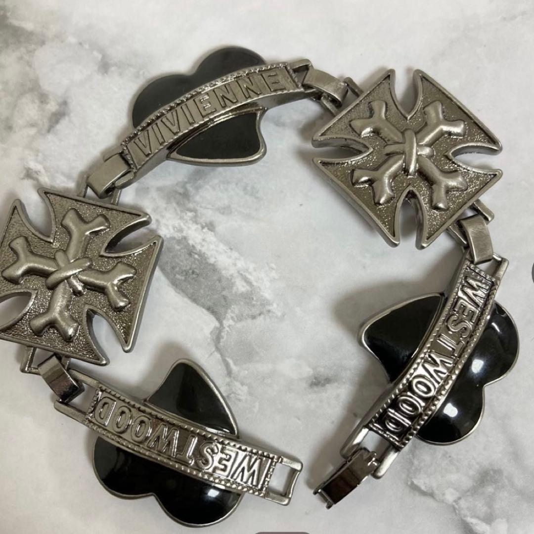 安くします‼️Vivienne Westwood ハート クロス ブレスレット