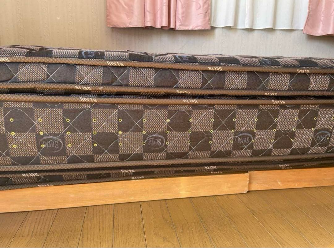 10万円値下げサータパーフェクトナイト　セミダブル　両面立体ピロー(2トップ)