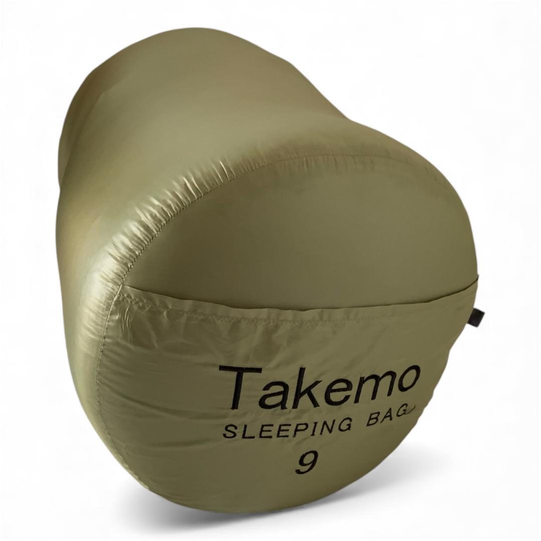 【美品・送料込み】寝袋 シュラフ タケモ(Takemo) スリーピングバッグ ９