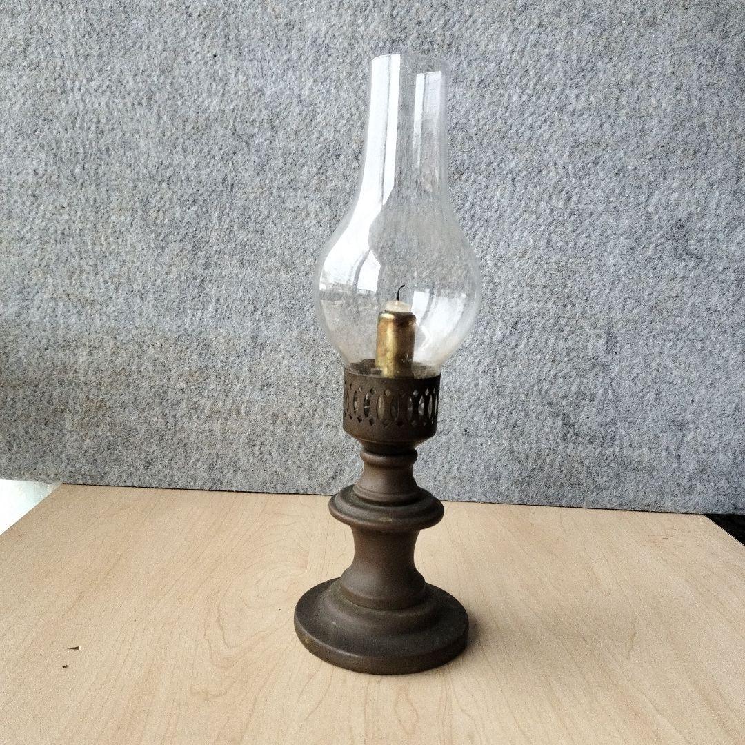 アンティーク　レトロ　ランプ　スタンド　ローソク立て　蝋燭立て　ろうそく立て