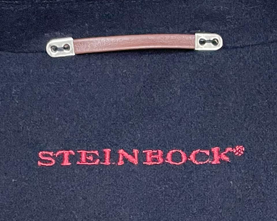 定価8万円 シュタインボック HIMALAYA 最高級アルパカ混ローデンコート紺