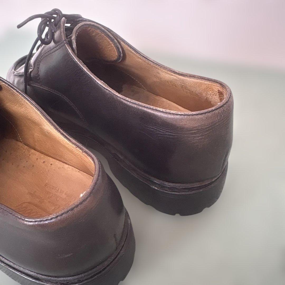 P a r a b o o t黒 ドレスシューズ レザー約25センチ