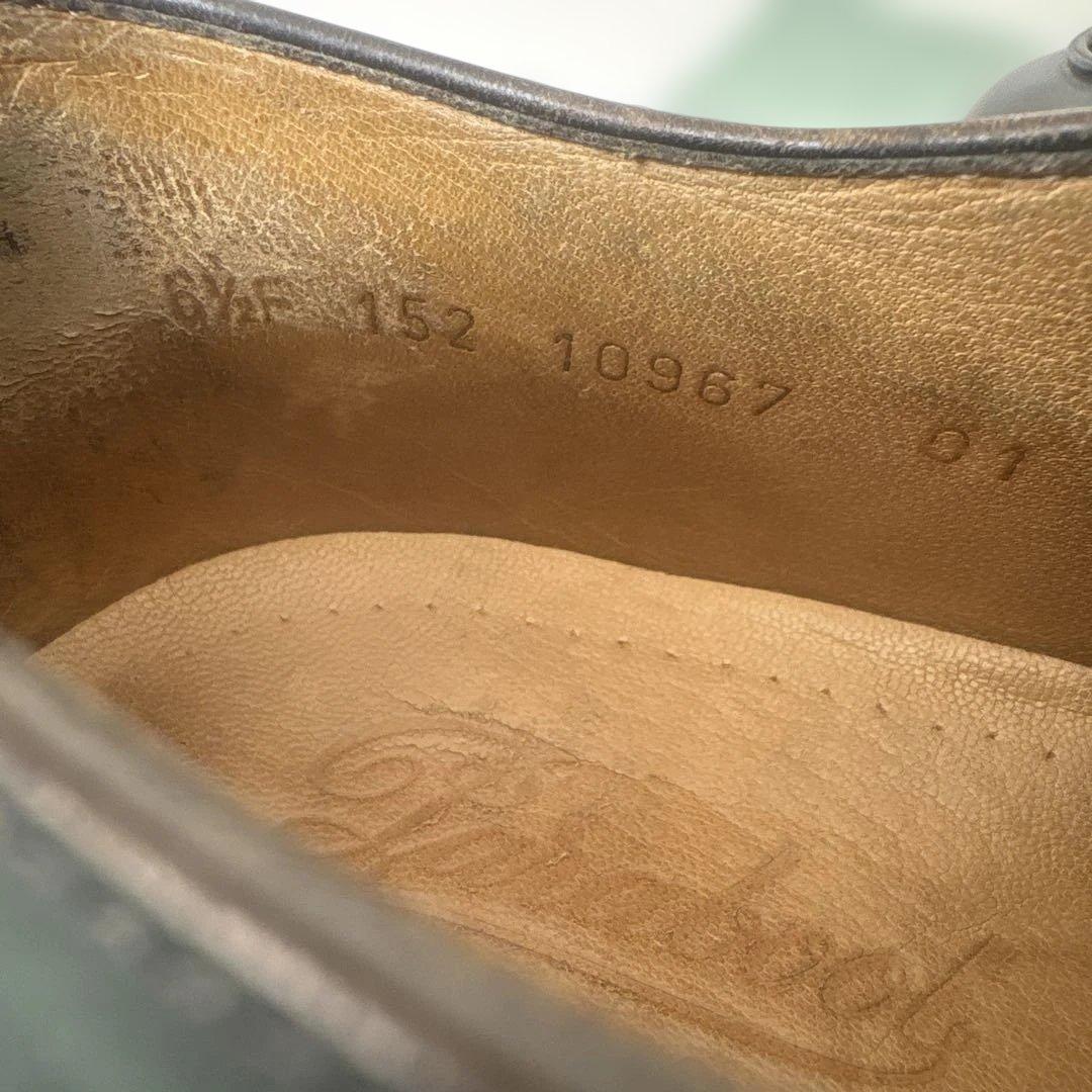 P a r a b o o t黒 ドレスシューズ レザー約25センチ