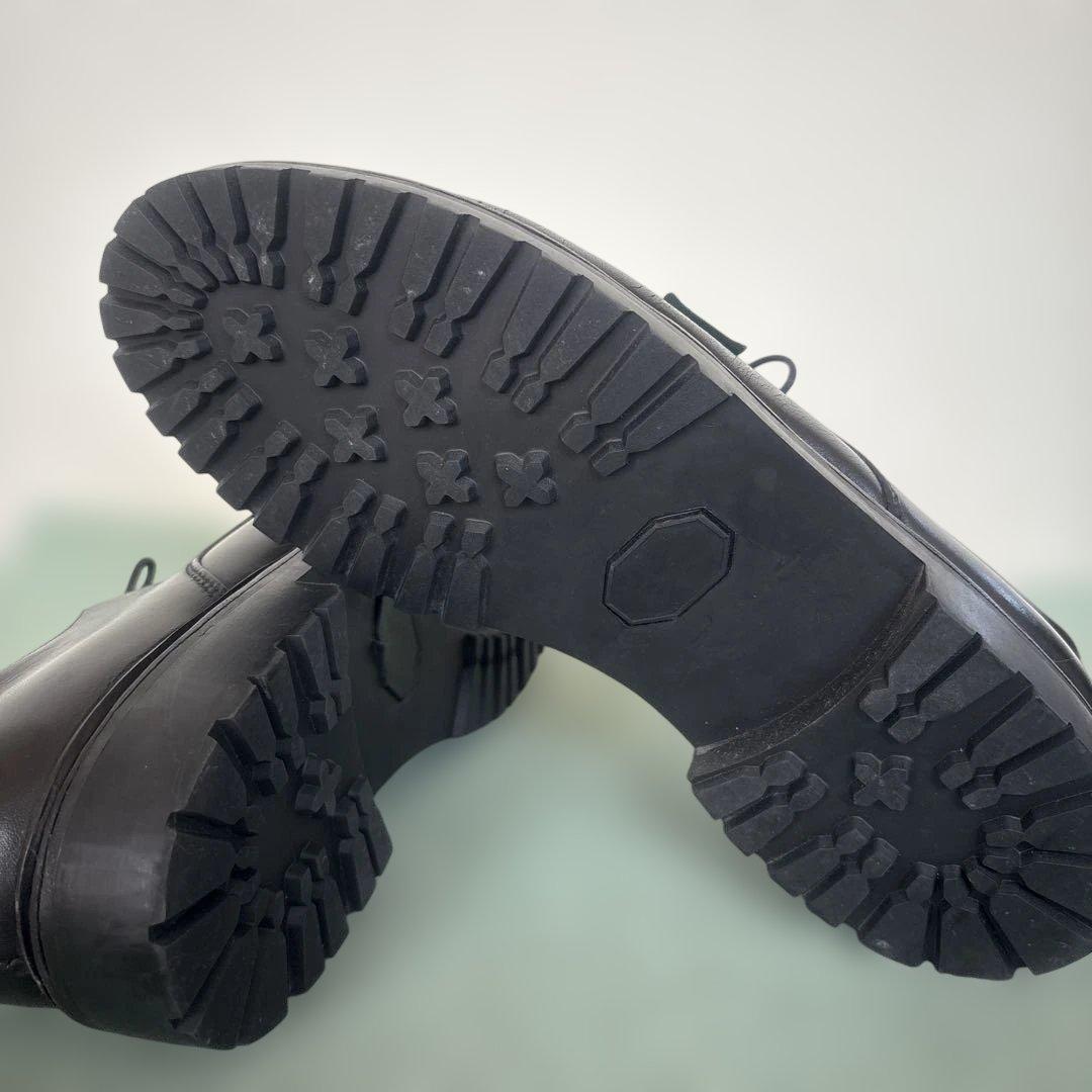 P a r a b o o t黒 ドレスシューズ レザー約25センチ