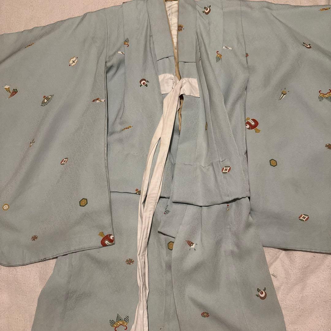 【正絹】男児 七五三 着物　被布　3歳用