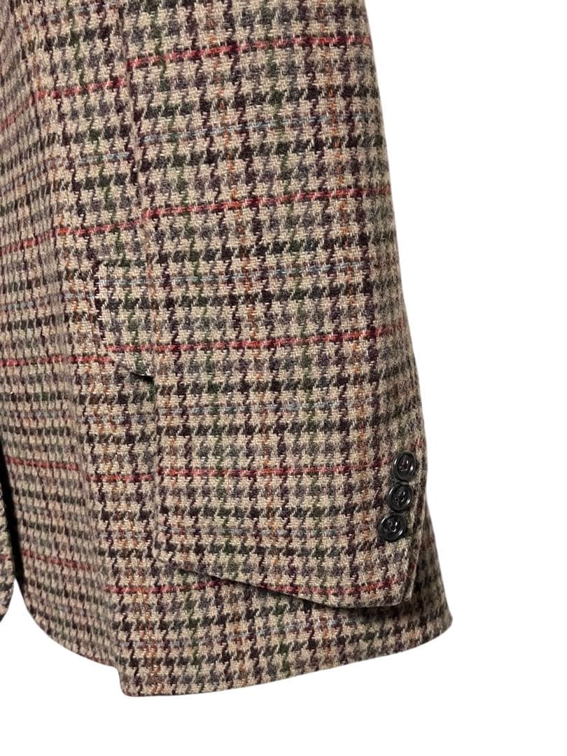 80s USA製 L.L.BEAN 千鳥格子　テーラードジャケット サイズ18