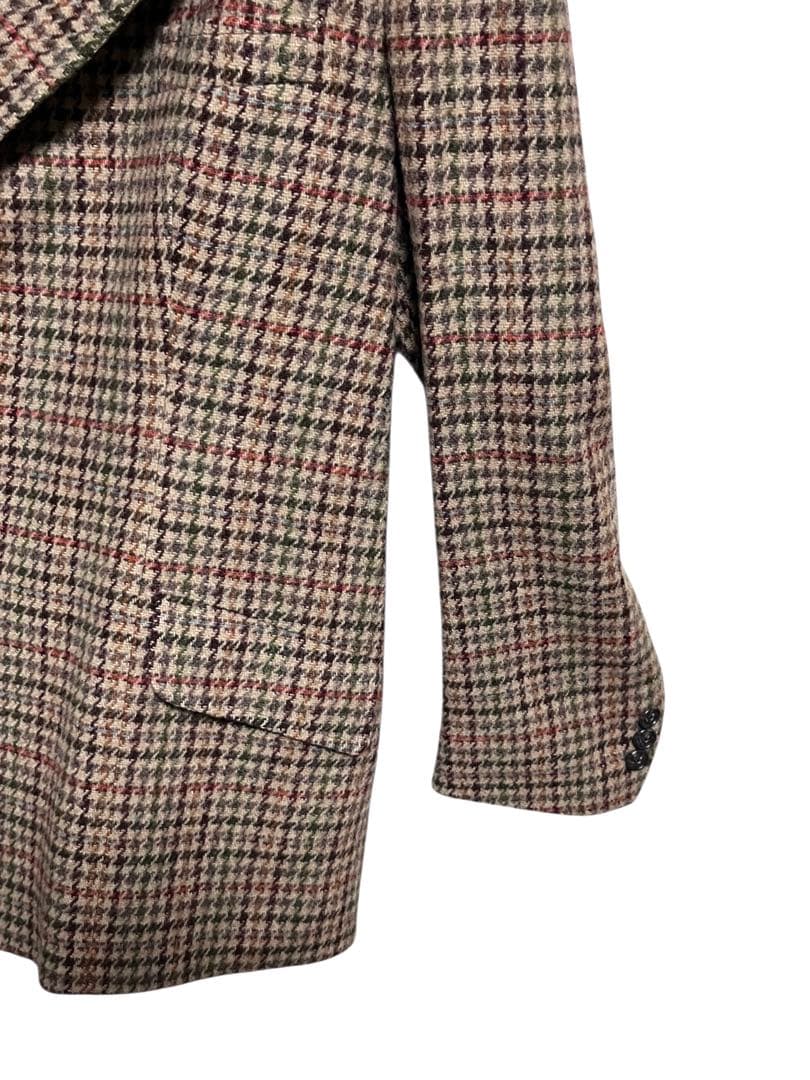 80s USA製 L.L.BEAN 千鳥格子　テーラードジャケット サイズ18