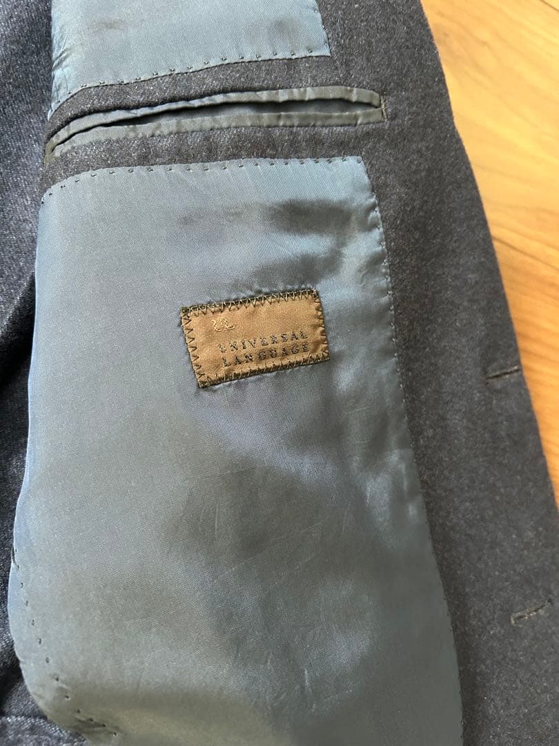 【美品】ユニバーサルランゲージ ジャケット カノニコ フランネル 秋冬