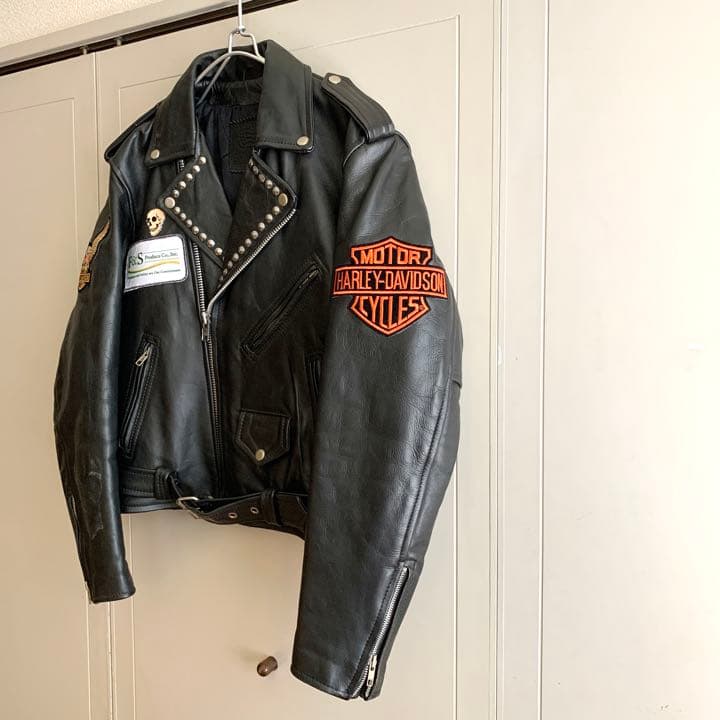 スイカ様 American nostalgia ハーレーワッペン付きライダース