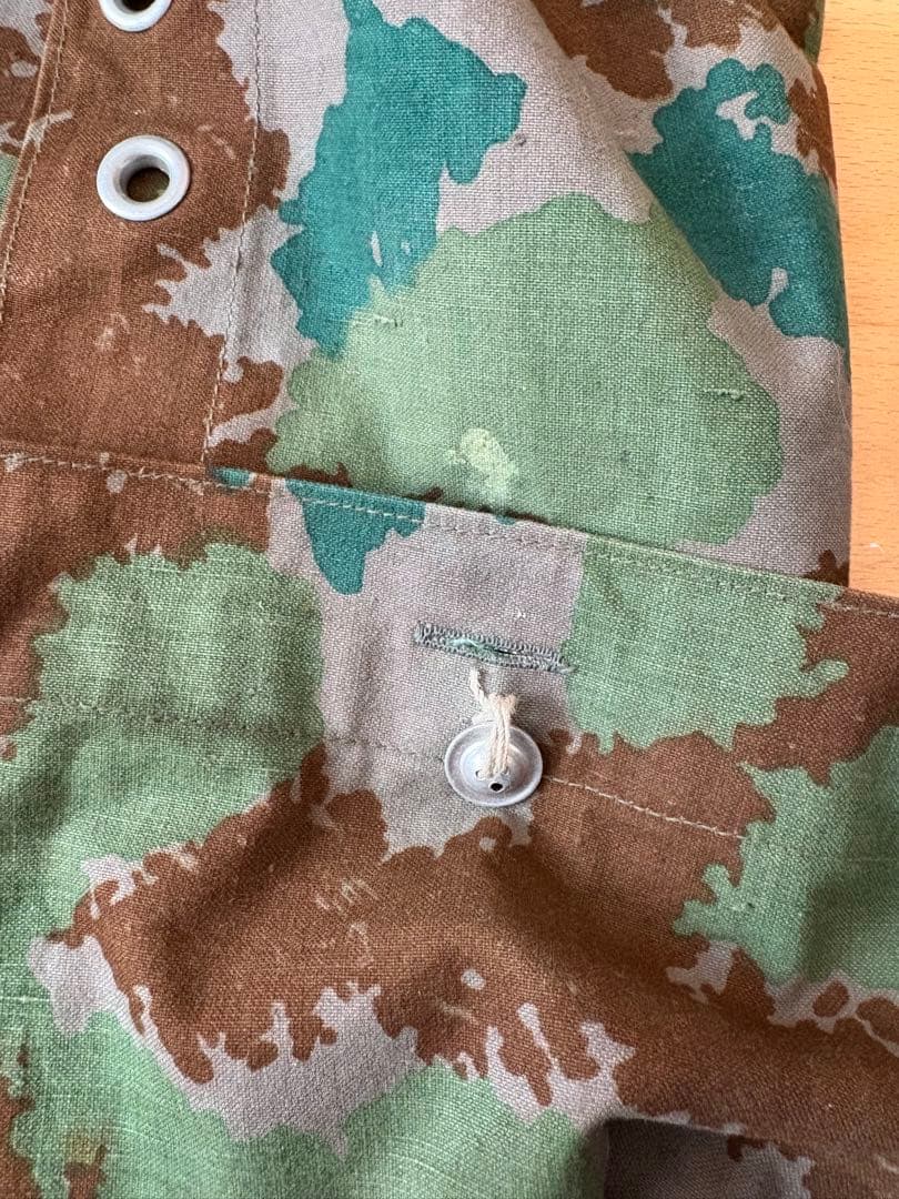 東ドイツ軍 ブルメンターンカモ ポンチョテント（軍幕①）1枚