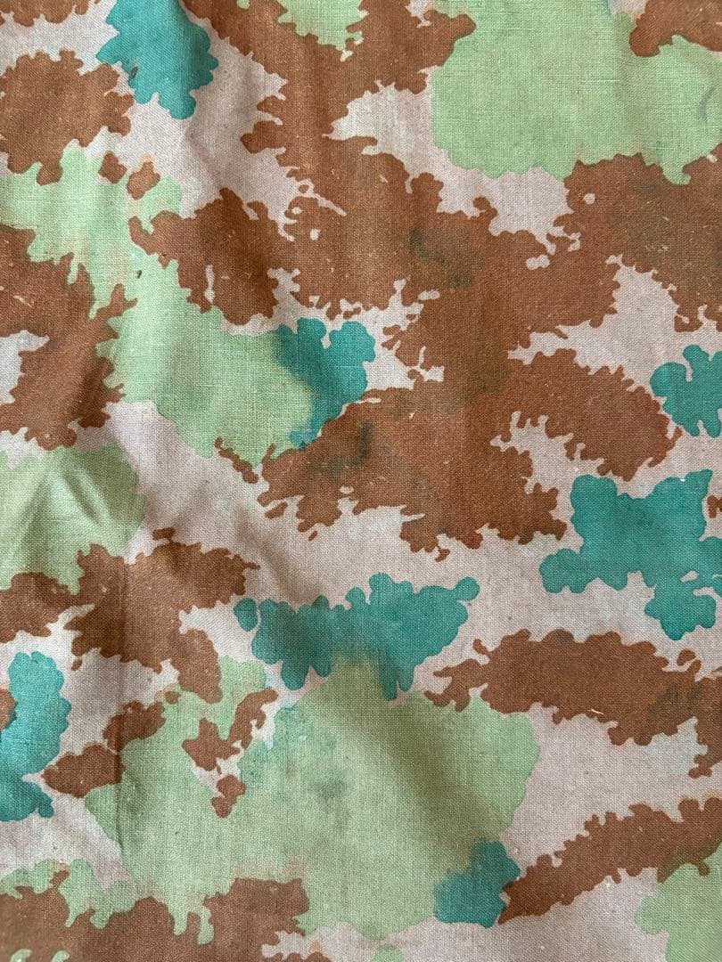 東ドイツ軍 ブルメンターンカモ ポンチョテント（軍幕①）1枚