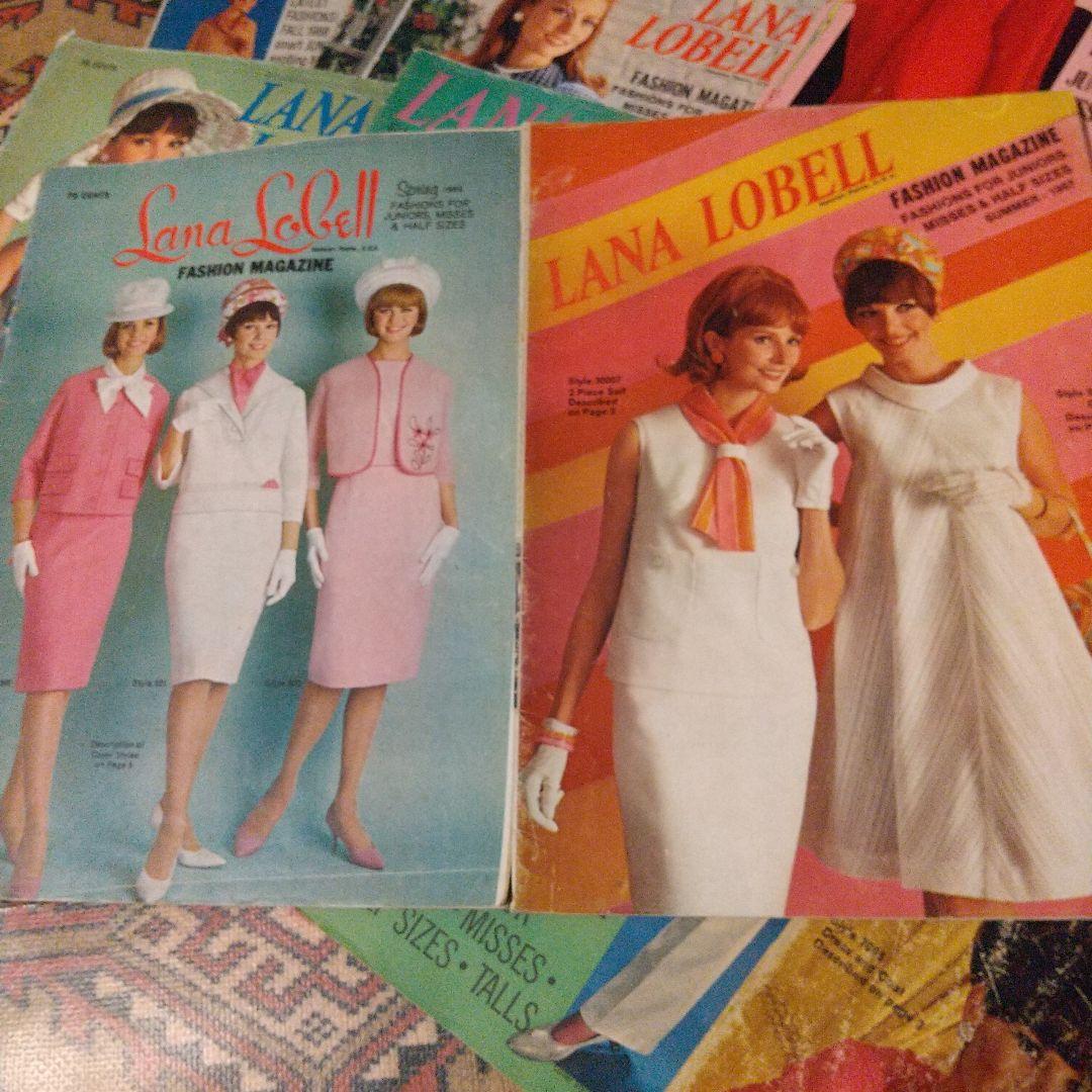 U.S.A‼️60~70'sファッション誌 LANA LOBELL 14冊‼️