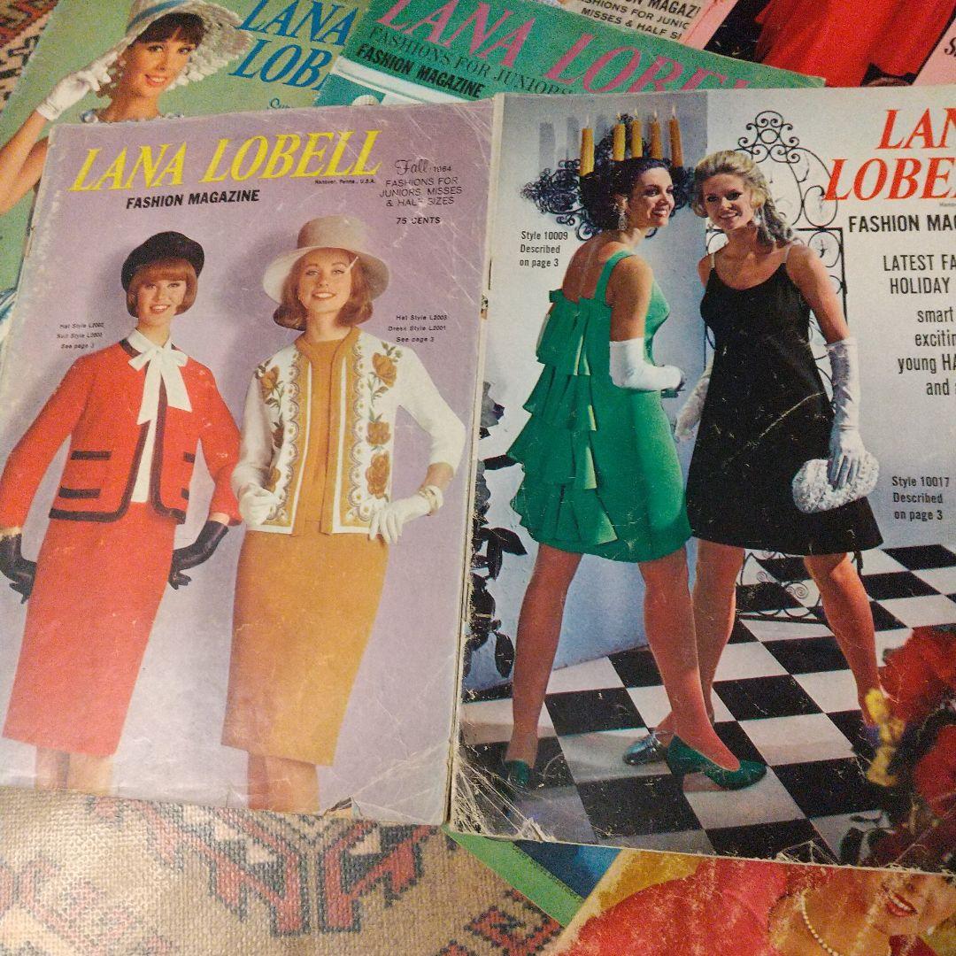 U.S.A‼️60~70'sファッション誌 LANA LOBELL 14冊‼️