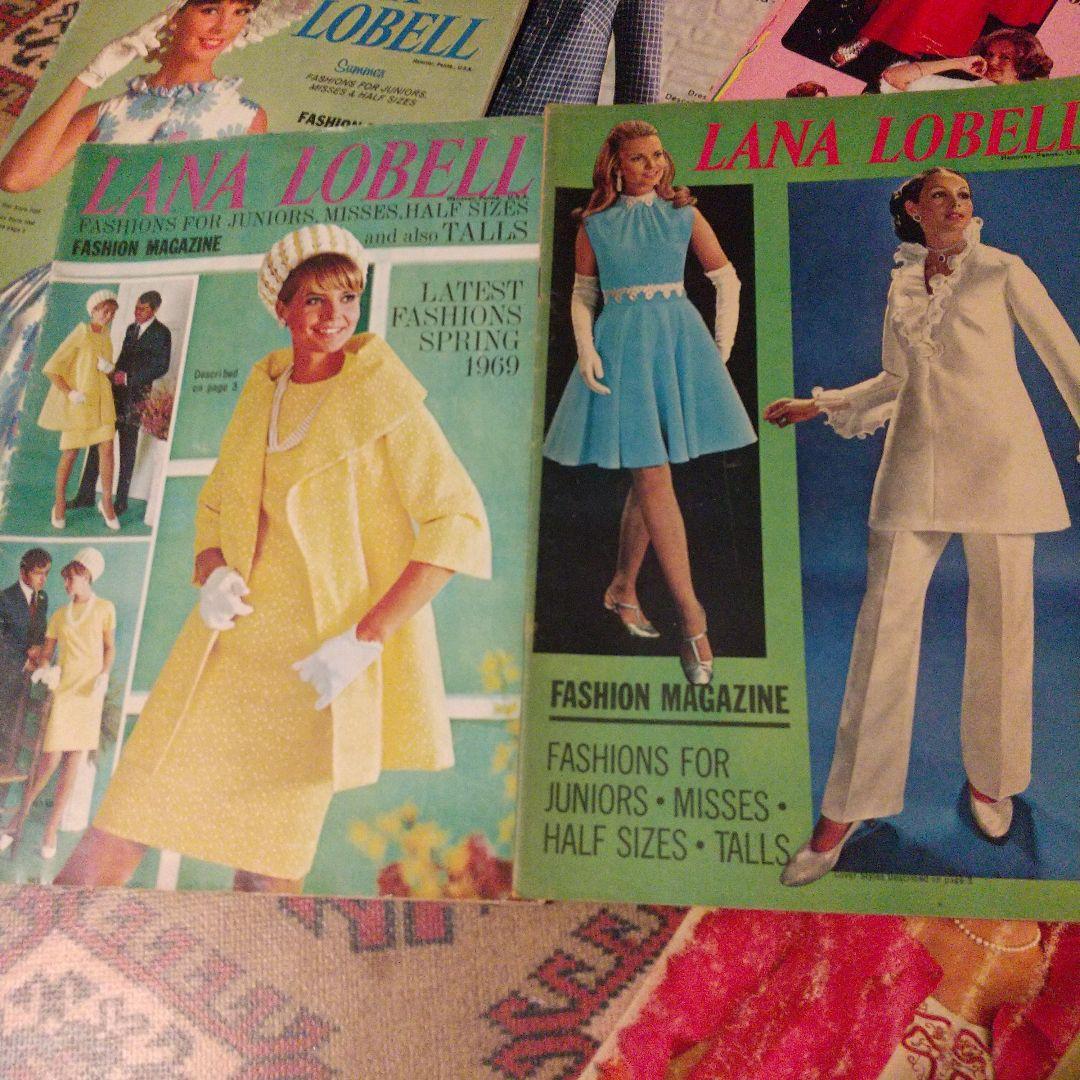 U.S.A‼️60~70'sファッション誌 LANA LOBELL 14冊‼️