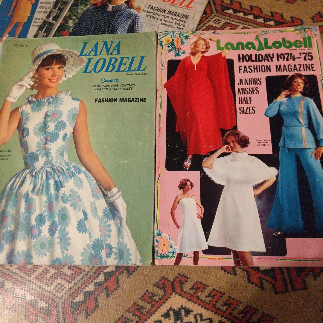U.S.A‼️60~70'sファッション誌 LANA LOBELL 14冊‼️