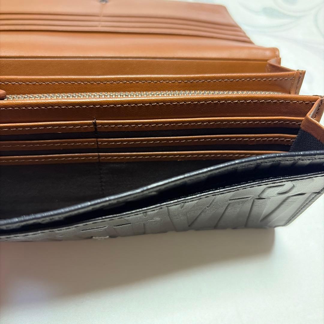 ヴィヴィアンウエストウッド 長財布 ロゴエンボス オーブ レザー　総柄