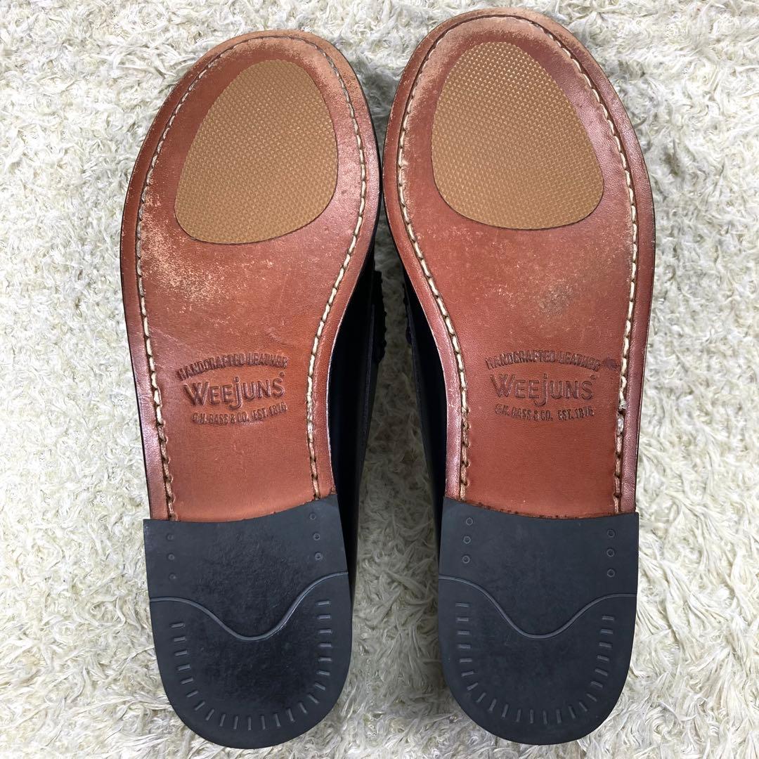 『未使用級』G.H.BASS ローファー 革靴 ブラック レザー 24.5