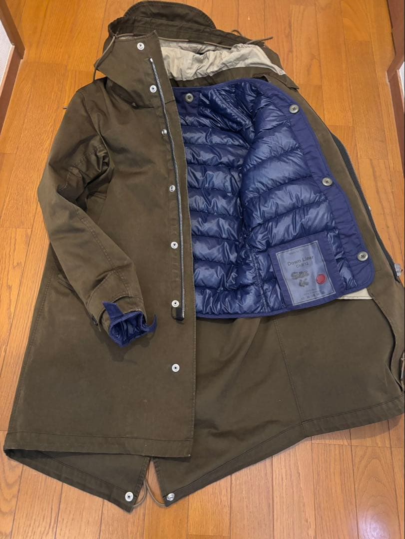 Ten-c / CYCLONE PARKA モッズコート46 ダウンライナー付