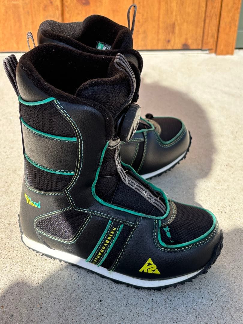 k2 キッズ スノーボード３点セット　ボード90cm ブーツ17.5cm