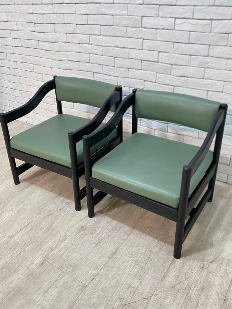 ①【大ちゃん】定価10万　2脚セット　チェア　椅子　座椅子　畳　和室