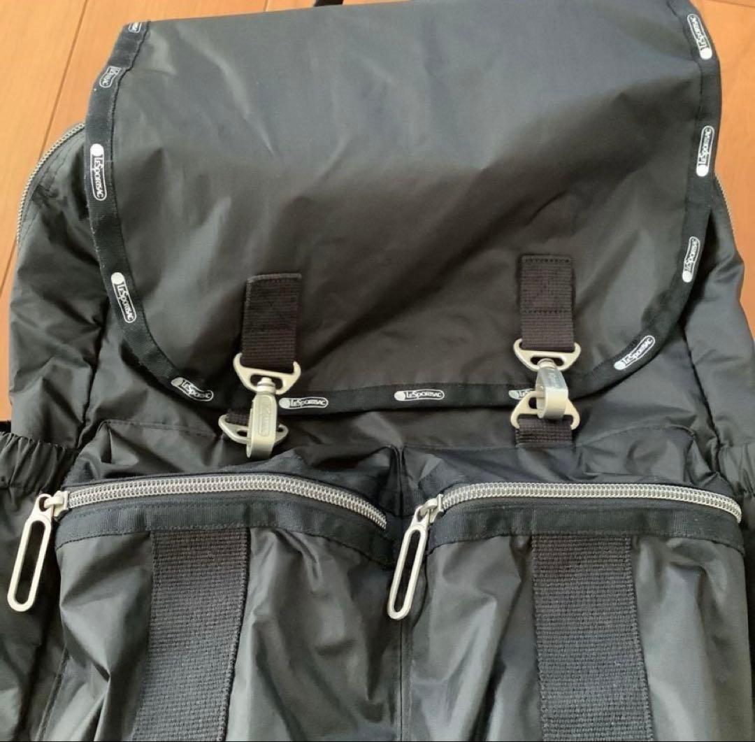 【希少・完売】大草直子　レスポートサックコラボ　モダンフラップ　バックパック 黒