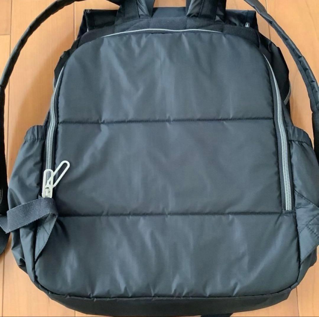 【希少・完売】大草直子　レスポートサックコラボ　モダンフラップ　バックパック 黒