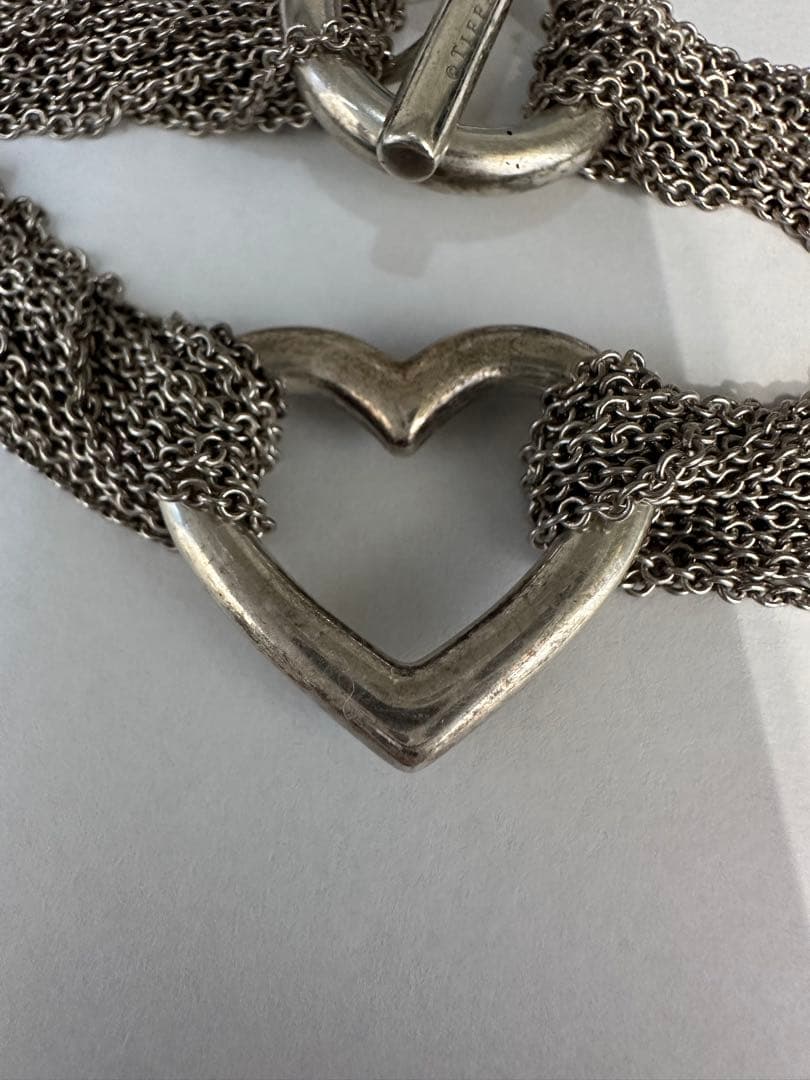 ［大特価］ティファニー TIFFANY&Co.オープンハートトグル ブレスレット