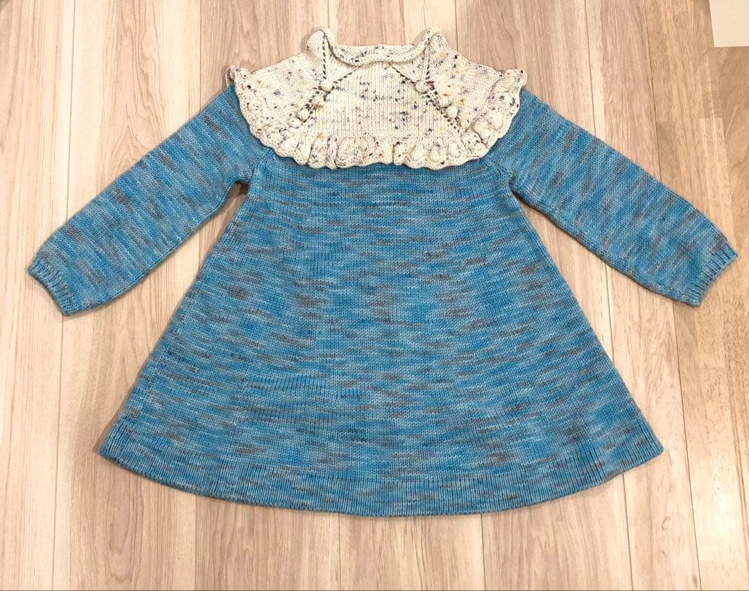 ワンピース misha&puff ruffle tunic lake 6y