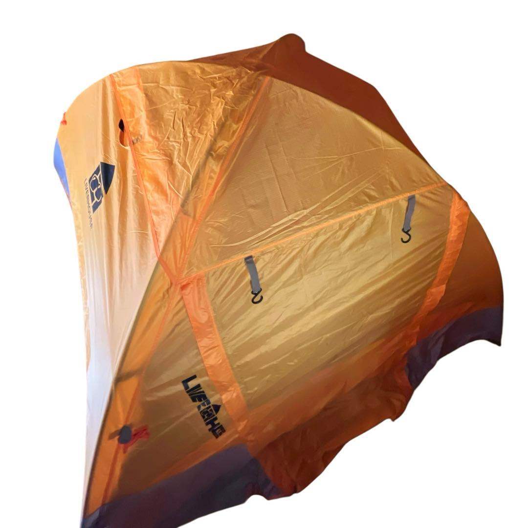 【未使用】ライバーハウス TREKKER 4 4人用 オレンジ 組み立て簡単