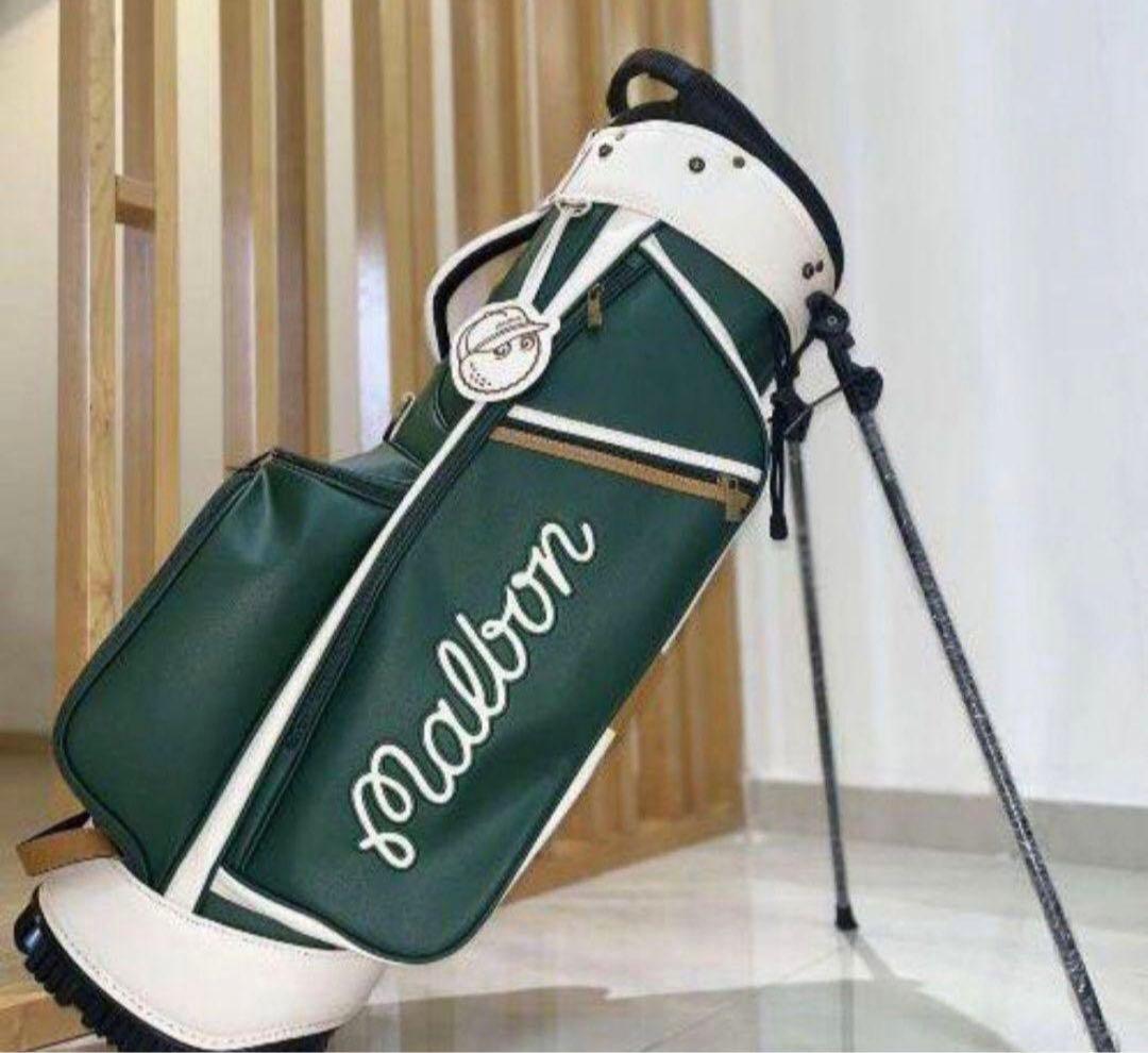 マルボン ゴルフ malbon キャディバック　スタンド式 グリーン