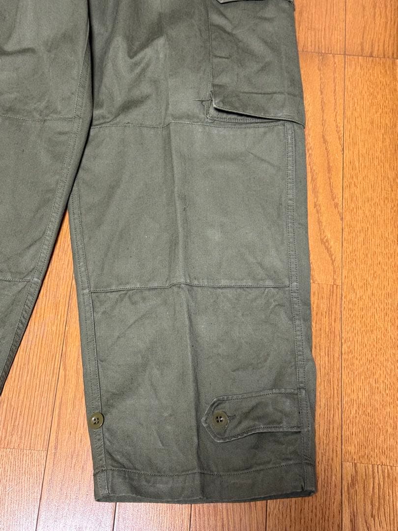 m47 後期 11サイズ カーゴパンツ ヘリンボーン カーキ 希少サイズ