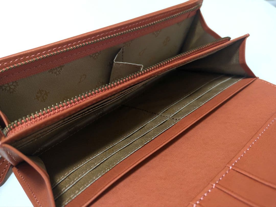 新品未使用 正規品 ダコタ Dakota カバロ かぶせ長財布 コーラルピンク