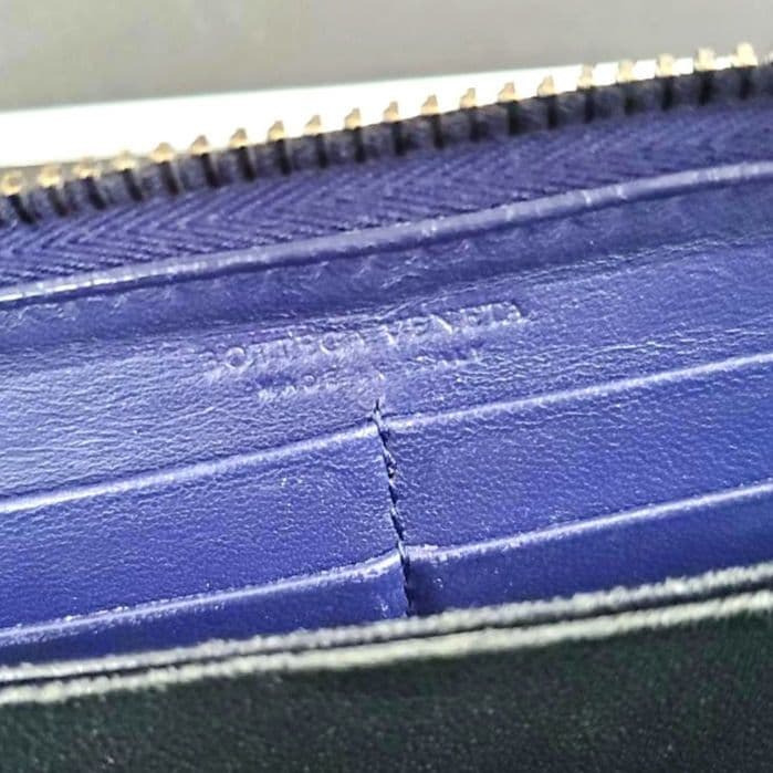 ボッテガヴェネタ 長財布 ラウンドファスナー 希少 イントレチャート 箱 袋付き