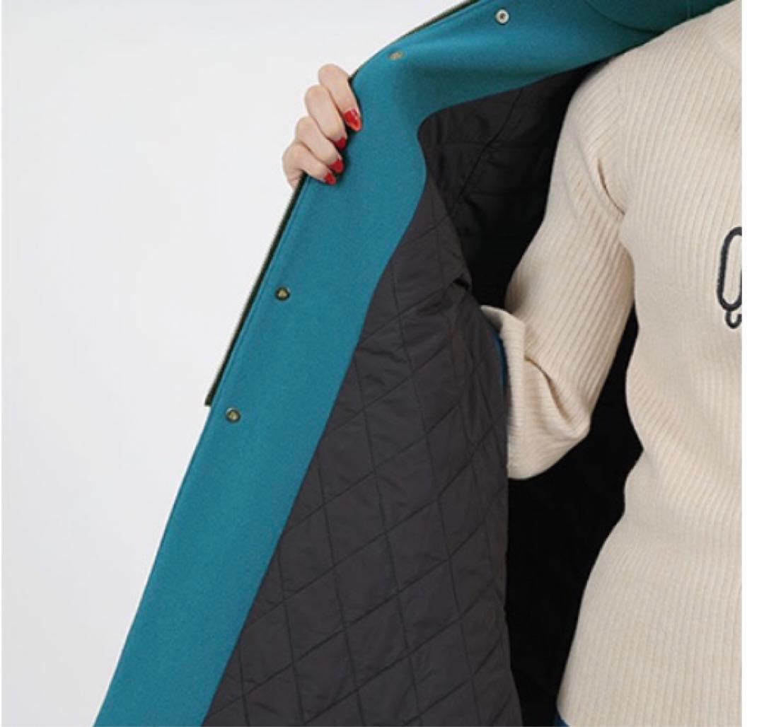 マリークワント　アーカイブポンチョ　レトロ　ポンチョ　コート　ジャケット　ブルー