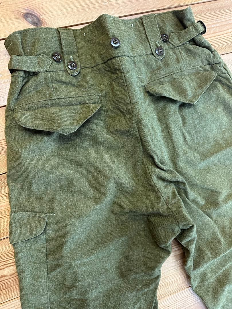 【W40cm】50年代 オーストラリア軍 ウール グルカパンツ ミリタリーパンツ