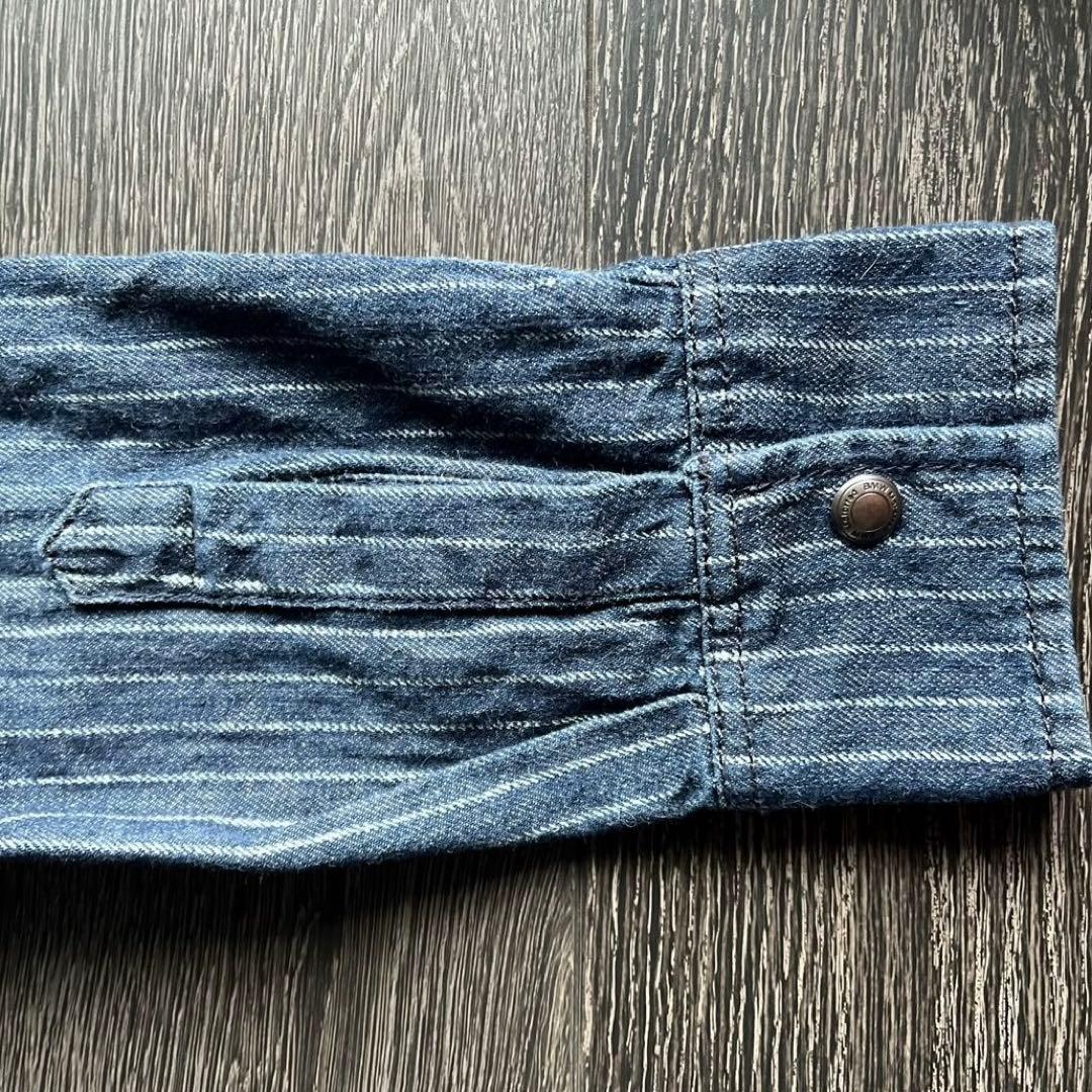 BMW Motorrad 純正 デニムシャツ 厚手 海外サイズＭ（日本Ｌ相当）