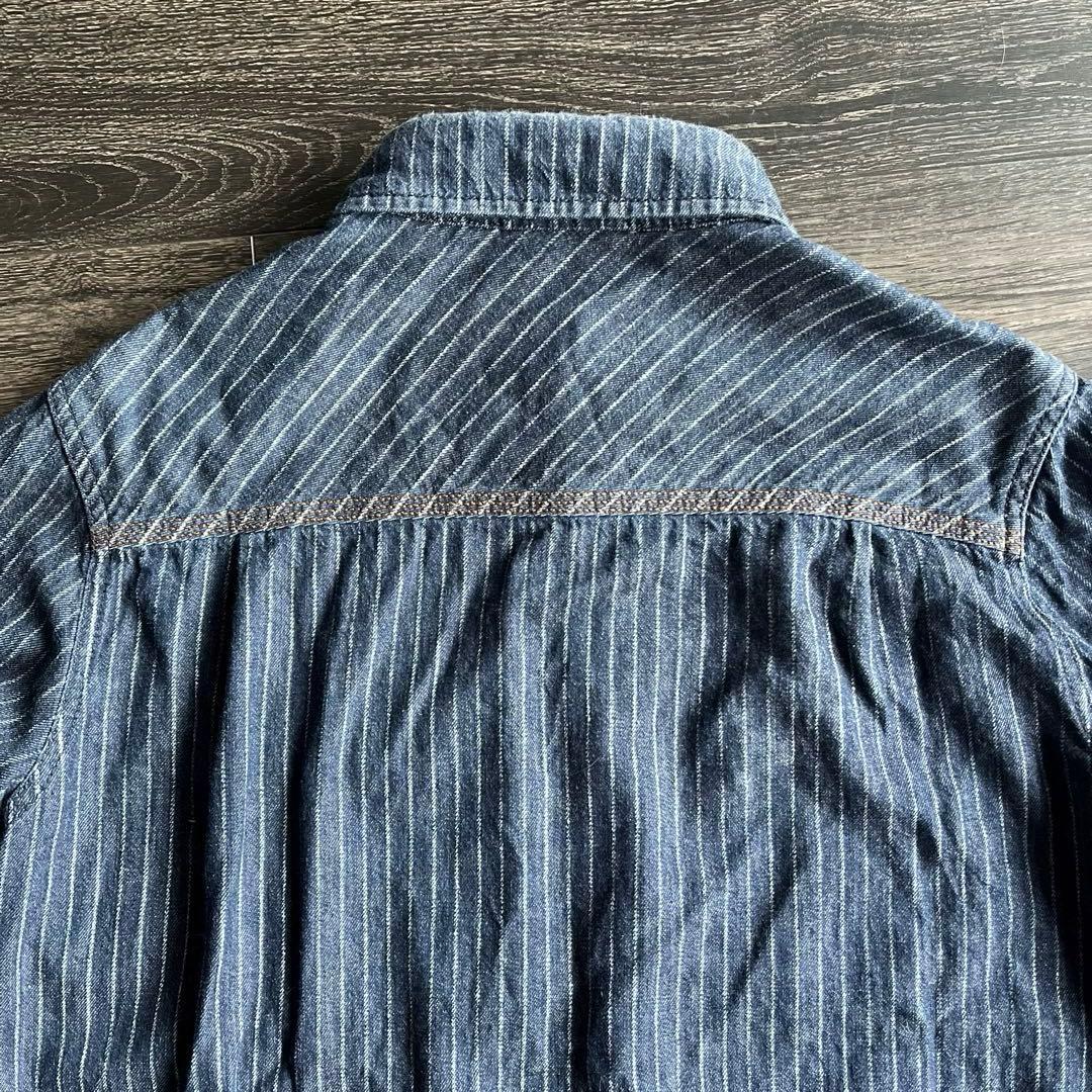 BMW Motorrad 純正 デニムシャツ 厚手 海外サイズＭ（日本Ｌ相当）