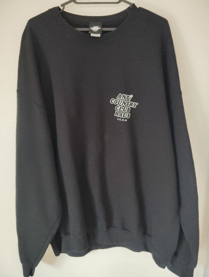 お買い得‼️ANTI COUNTRY CLUB XL ブラック スウェット