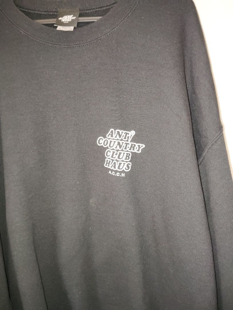 お買い得‼️ANTI COUNTRY CLUB XL ブラック スウェット