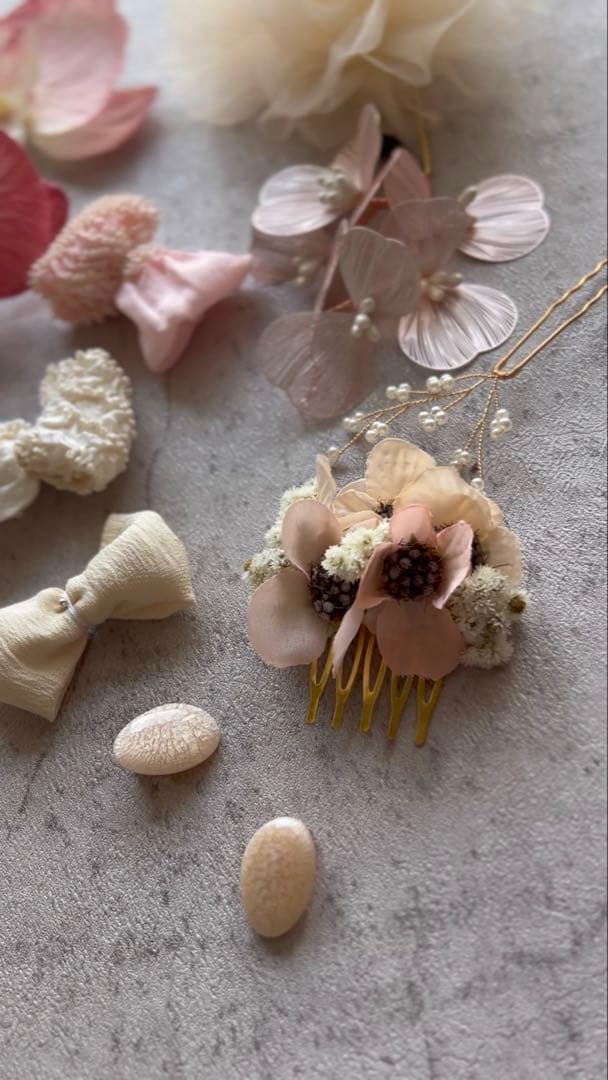 七五三 七五三髪飾り ヘッドドレス 着物髪飾り リメイク髪飾り 014