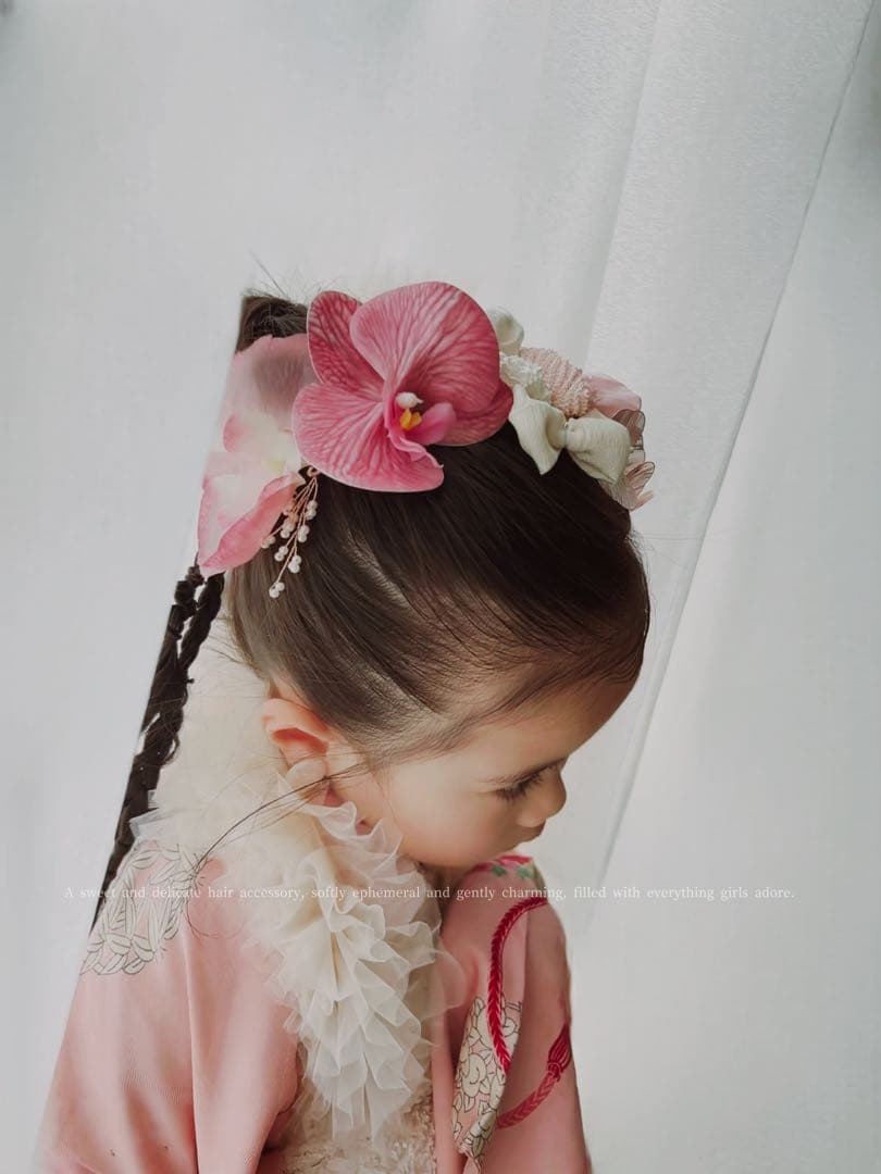 七五三 七五三髪飾り ヘッドドレス 着物髪飾り リメイク髪飾り 014