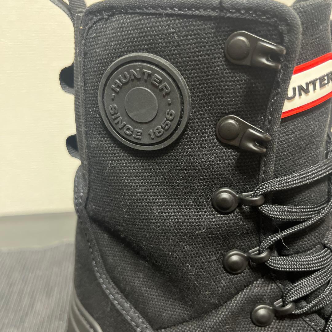 極美品！HUNTER エクスプローラーブーツ レインブーツ 厚底 雨の日OK