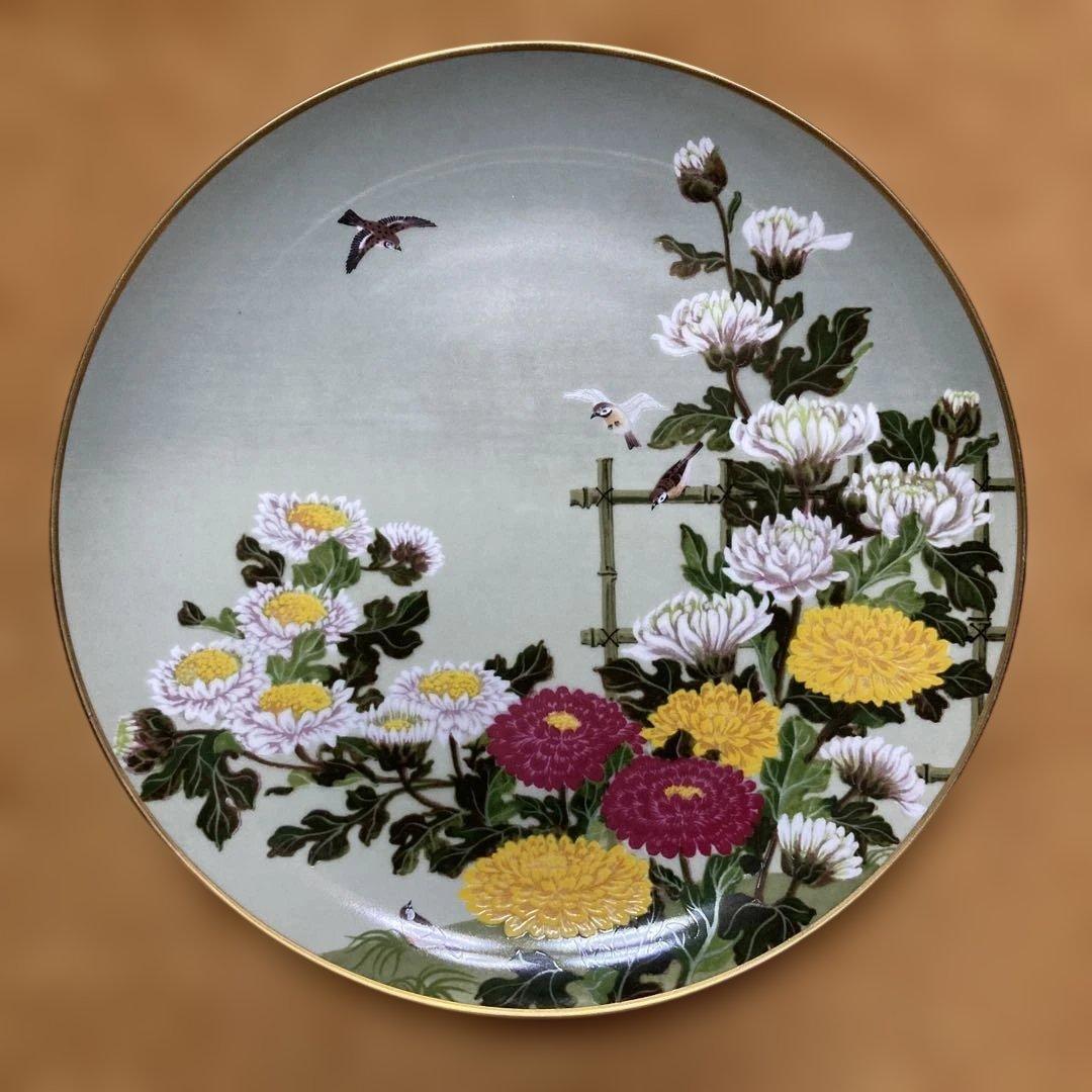 フランクリンポーセリン 花鳥十二か月 飾皿コレクション　野畑直子作　4枚欠品