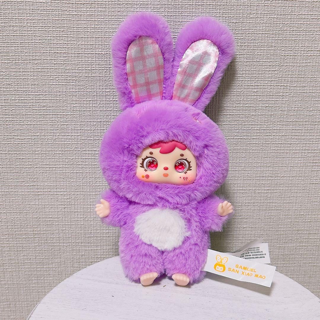 Samuel サミュエル ぬいぐるみ レア目 うさぎ 紫 パープル - メルカリ