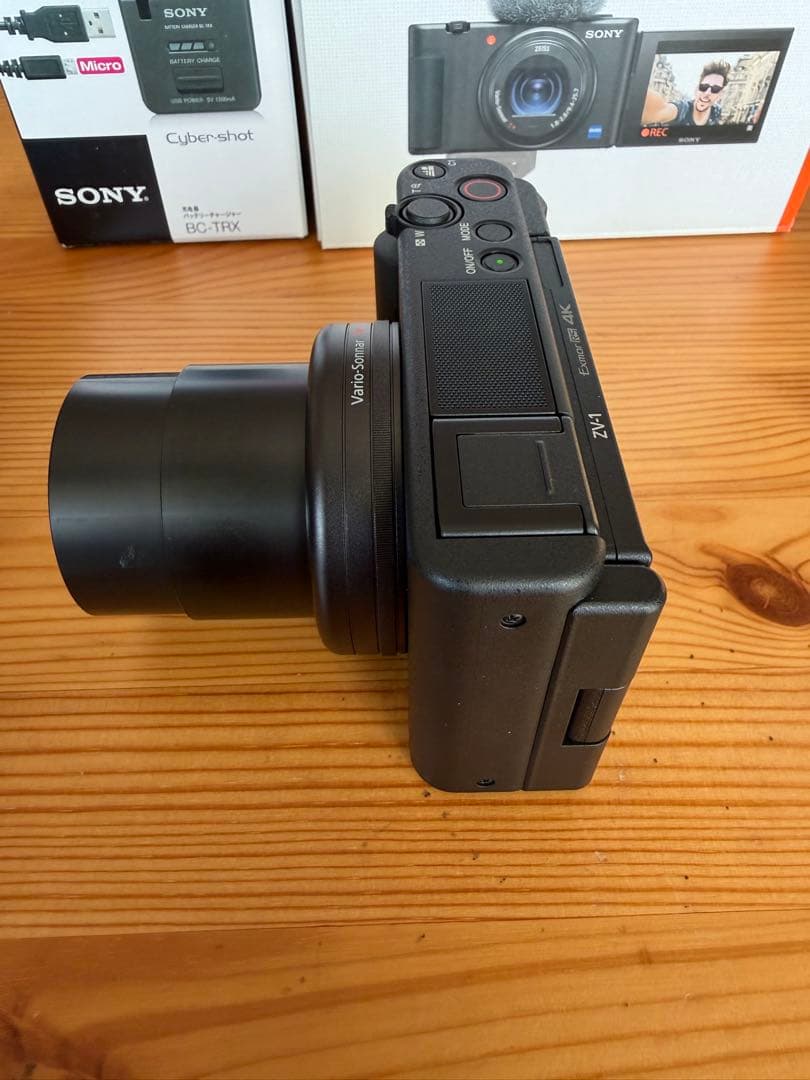 【美品】SONY VLOGCAM ZV-1G 純正充電器セット