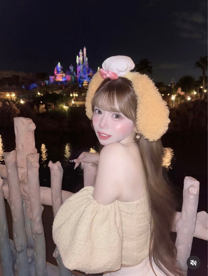 新品タグ付 イエロー ダーリッチ ホルターネックオフショルツイードトップス