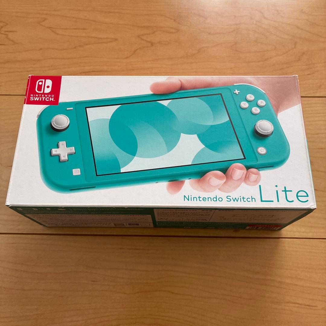 Nintendo Switch Lite ターコイズ 本体/充電器、箱、ケース