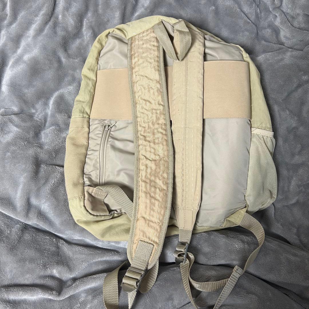 keisuke kanda ナイロン ステッチ リュック　べージュ