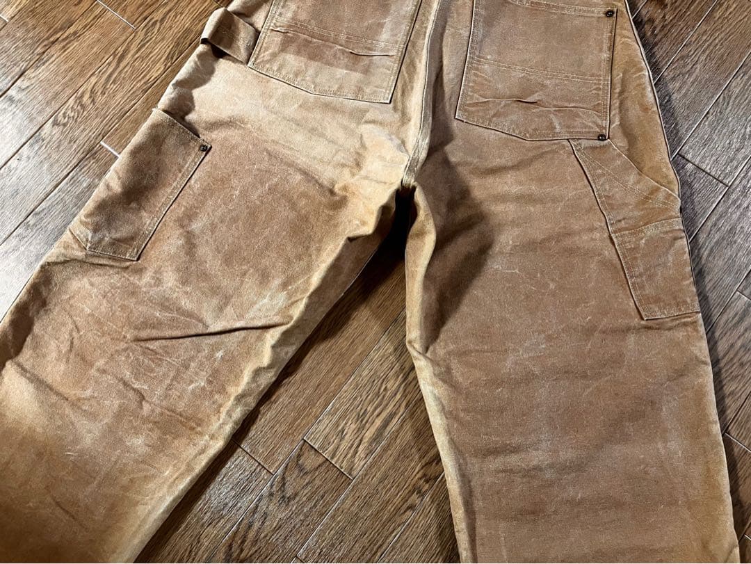 40s-50s カーハート ハートタグ ダブルニー ダックパンツ 38インチ