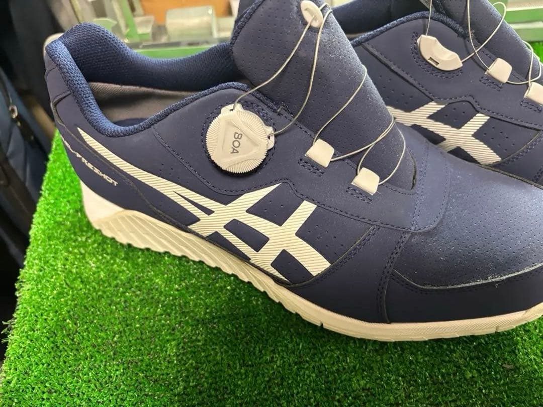 ASICS ゴルフシューズ ネイビー 29cm BOA